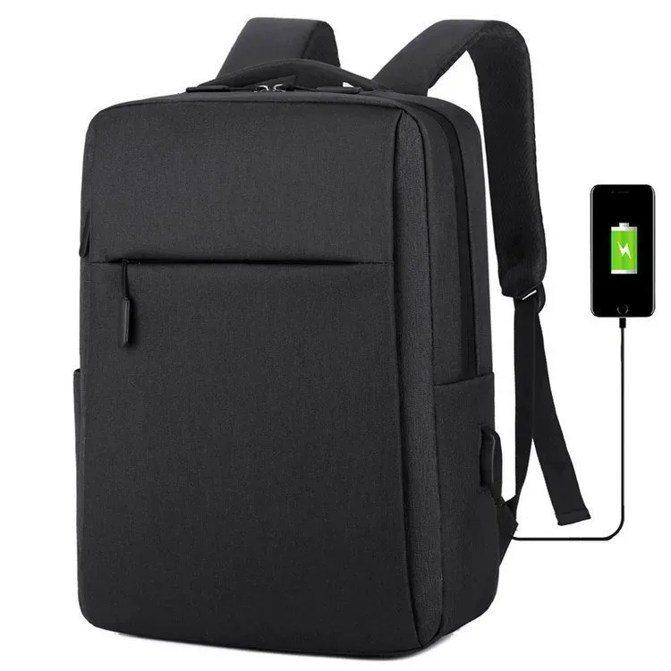 sac à dos professionnel grande capacité pour ordinateur portable avec port usb, en tissu oxford, unisexe, décontracté, pour voyage, 20-35l, respirant, 16 pouces