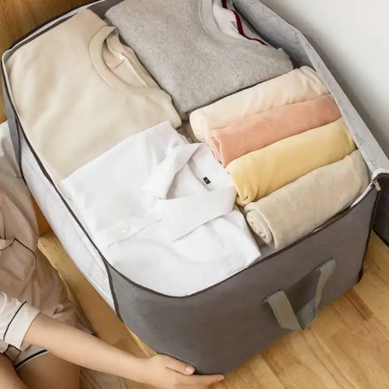sac de rangement pour vêtements et couette, sac de rangement pour bagages, emballage mobile, sac résistant à l'humidité, sac de rangement pour couette non tissée, sac d'emballage