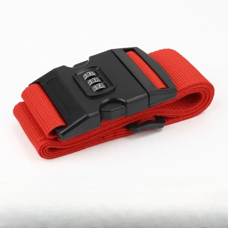 sangle de bagage pour voyage, avec serrure à code réglable, sangle de fixation, boucle de sécurité pour bagages, accessoires de voyage, 1 pièce