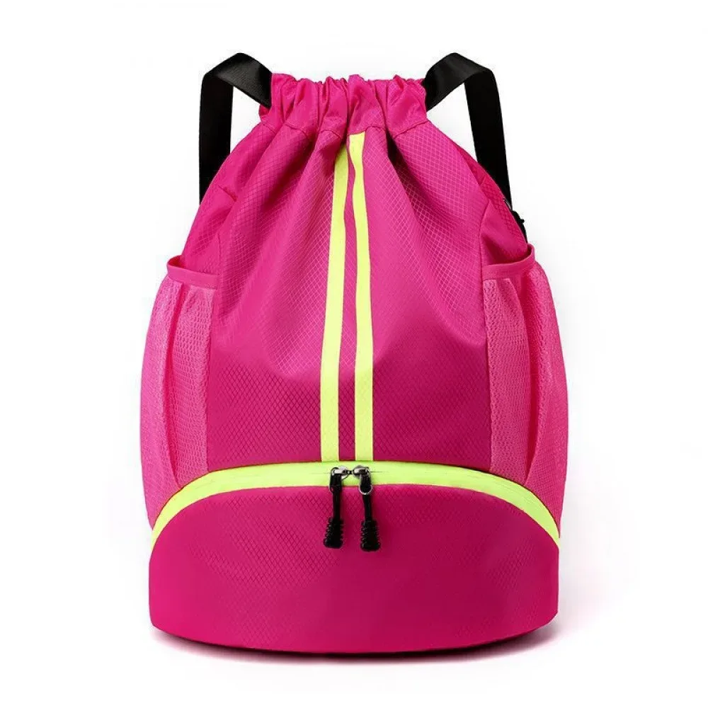 sac de basket-ball, sac de natation, sac de rangement pour femme avec séparation humide/sèche, sac à dos de sport, sac à dos de fitness à cordon de serrage