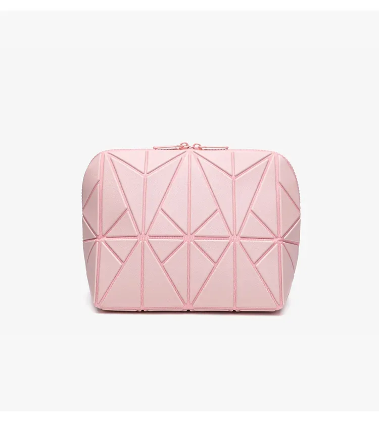 sac de rangement eva, grande capacité, organisateur de cosmétiques, pochette de toilette portable multi-poches pour les voyages, utilisation quotidienne pliable, pour femmes et filles