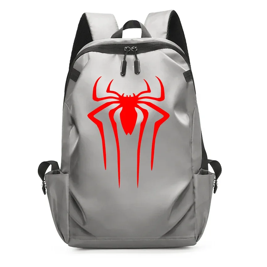 sacs à dos pour ordinateur portable imprimés motif araignée pour hommes, sacs d'école noirs pour adolescents, filles et garçons, sac à dos universitaire avec chargement usb