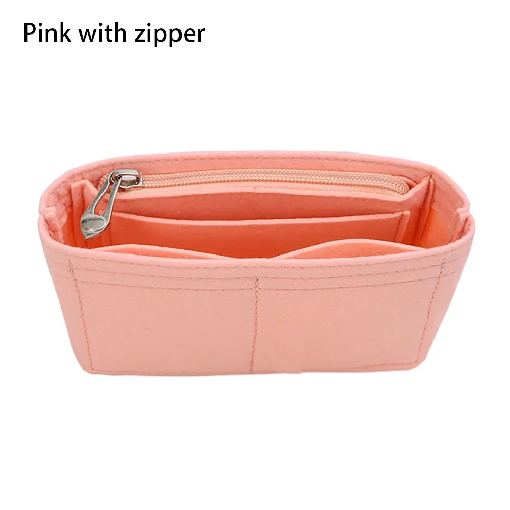 1 pièces multi-poches sac organisateur pour longchamp mini sac sac de rangement le sac de doublure feutre sac à main insérer sac à main doublure sac