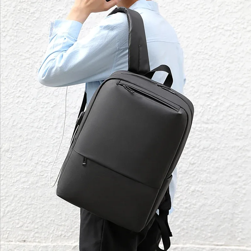 sac à dos de voyage étanche personnalisé pour hommes, sac à dos pour ordinateur, cadeau d'entreprise, impression de logo, motif de nom, mode de travail