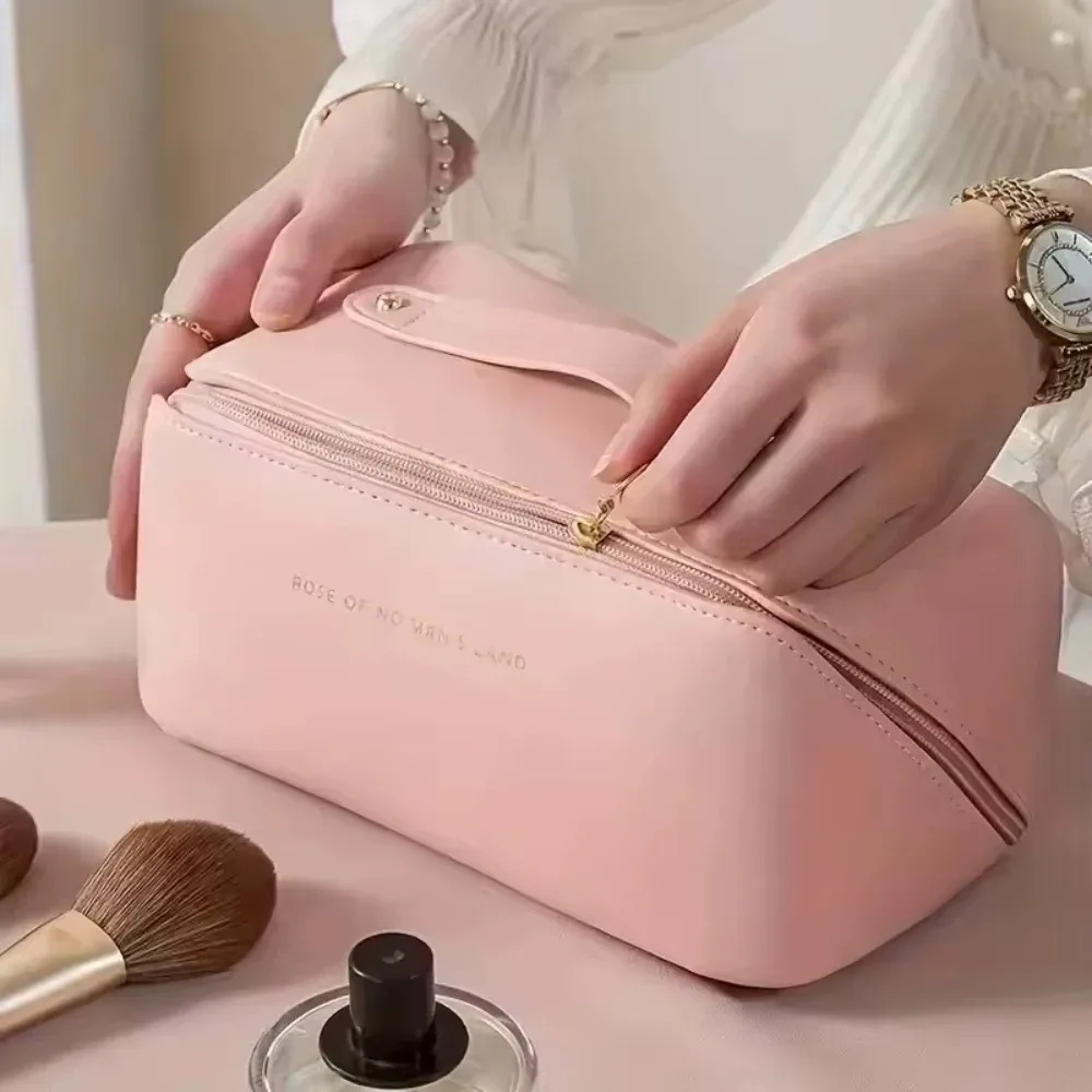 sacs de maquillage en forme d'oreiller, trousse de toilette pour femmes, étui de maquillage, pochette de rangement, boîte de luxe pour femme, sac de voyage, trousse de maquillage, organisateur de maquillage