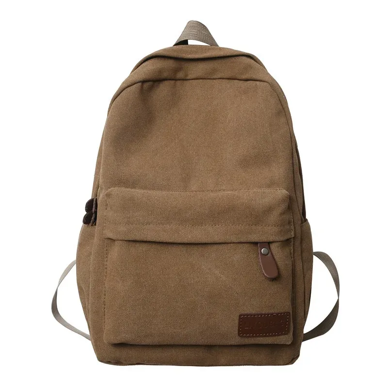 nesitu a4 vintage durable vert noir kaki marron 14 pouces ordinateur portable toile hommes femmes sac à dos école randonnée sac de voyage m31