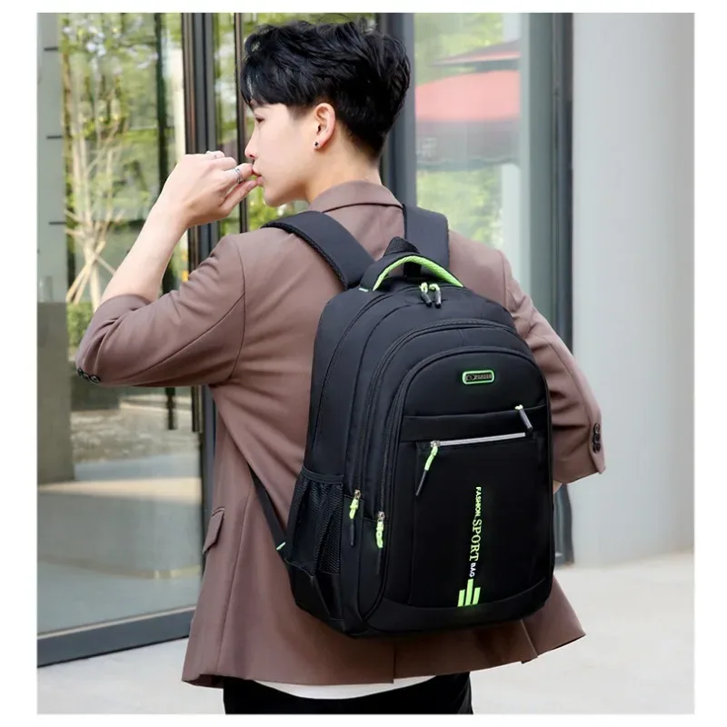 sac à dos pour ordinateur portable oxford durable pour homme, imperméable, pour le travail, les voyages, le lycée