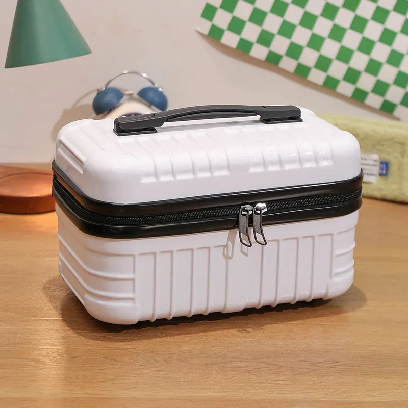 valise de voyage 16 pouces, mini étui de maquillage à main, organisateur de voyage, boîte à cosmétiques pour femmes, étui de maquillage, boîte à mot de passe, étui d'embarquement