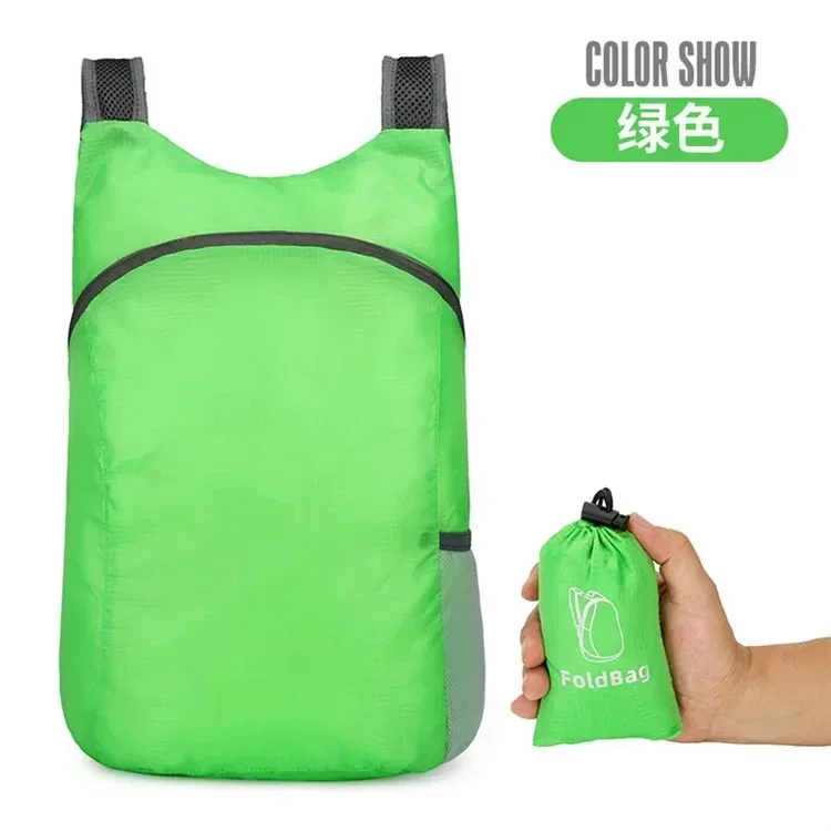 sac à dos léger pliable ultraléger pour l'extérieur, sac de voyage pour femmes et hommes, sac de sport