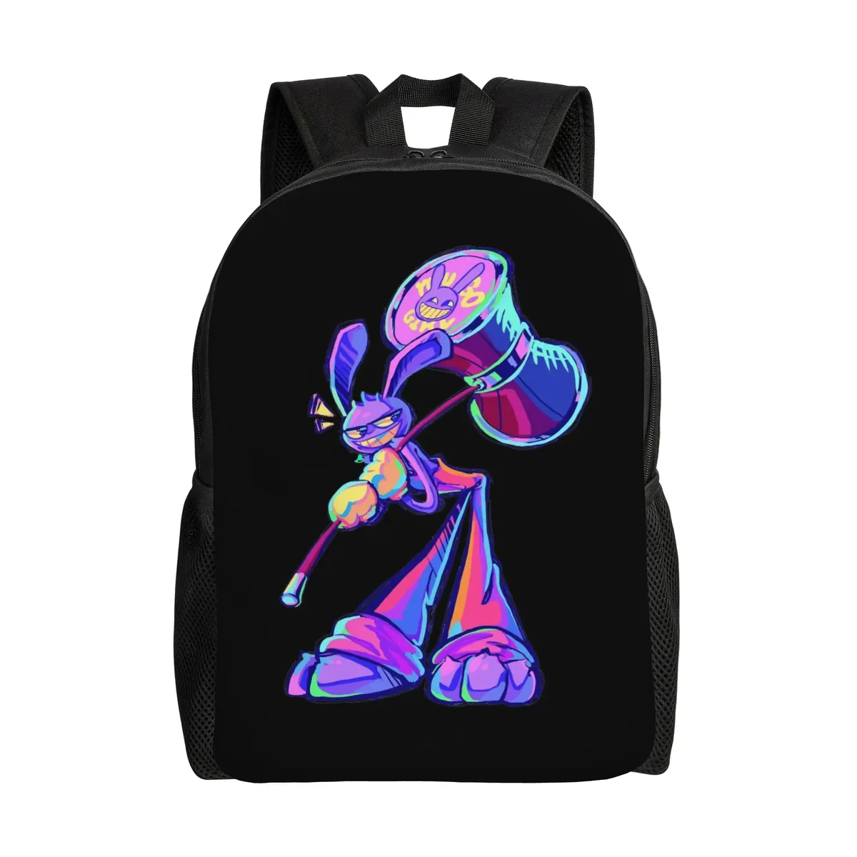 sac à dos jax cartoon digitals circus pour femmes, sac d'école classique pour étudiants, sac à dos pour ordinateur portable, sac à bandoulière de voyage pour enfants
