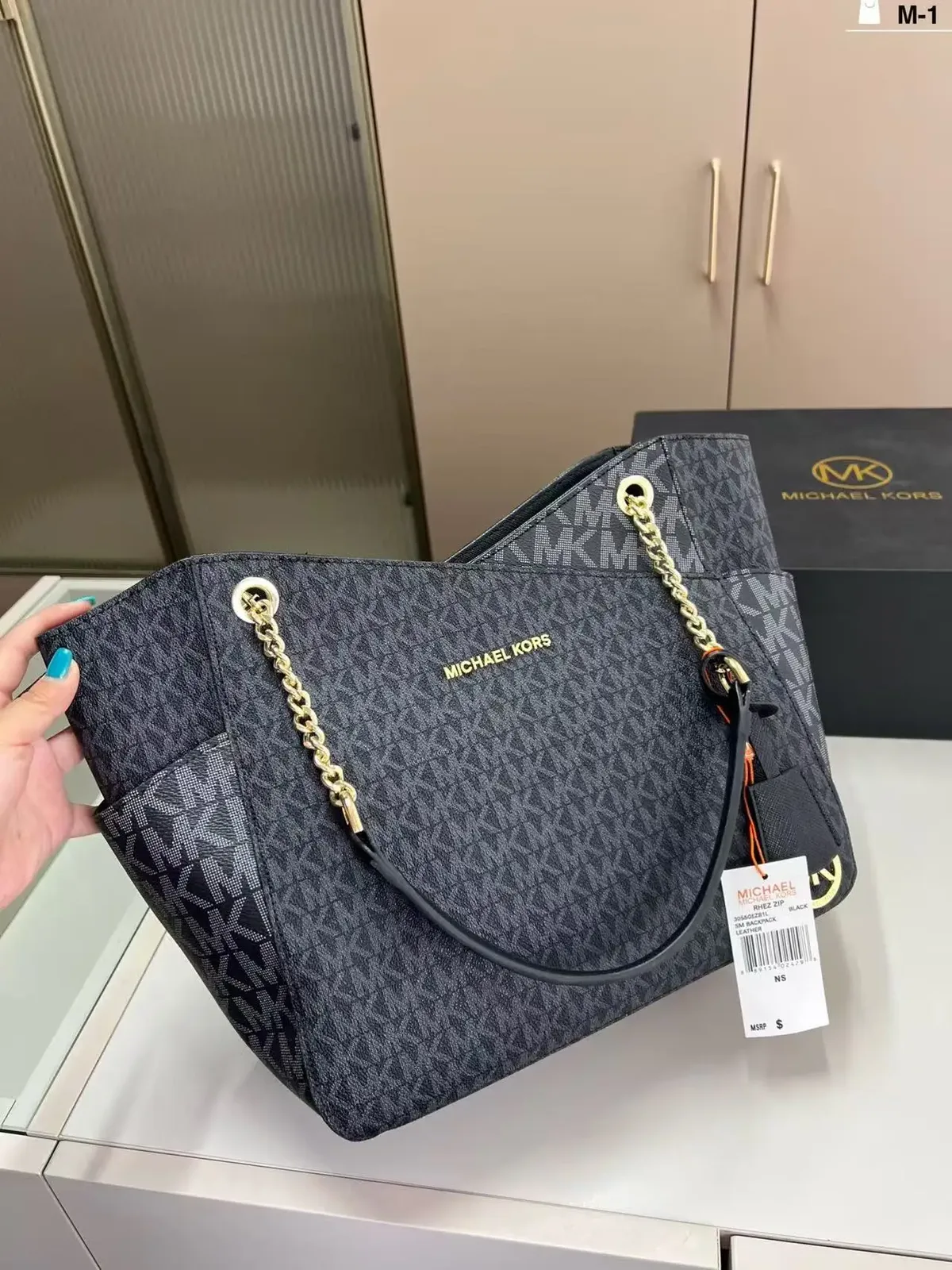Sac fourre-tout pour femme Michael Kors Jet Set classique, neuf, de haute qualité, chic et imprimé, idéal pour les voyages