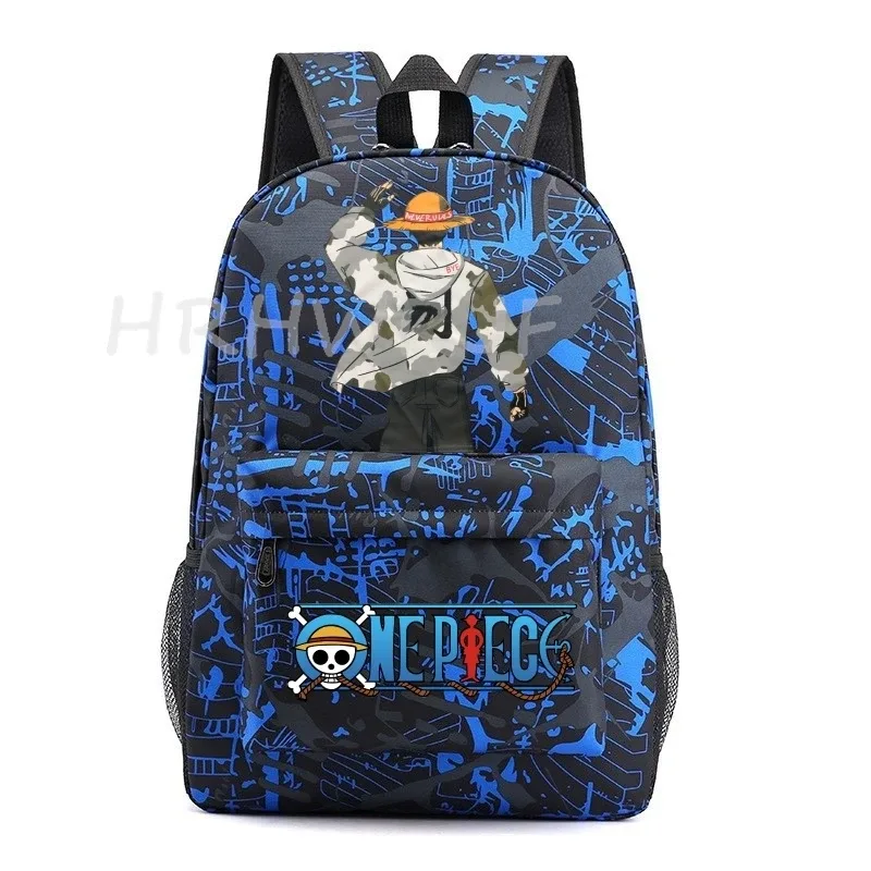 sac à dos one piece monkey d luffy pour adolescents, sac à dos en nylon pour filles, sac à dos mignon pour femmes, sac à dos pour ordinateur portable, sac de voyage, sac à dos de grande capacité, unisexe