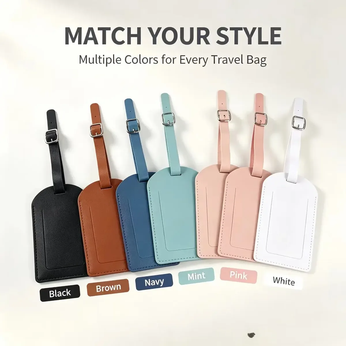 étiquette de bagage en pu légère et souple, accessoires de voyage, étiquette de bagage couleur voyage, étiquette de bagage avion, étiquette de valise carte d'embarquement en cuir pu