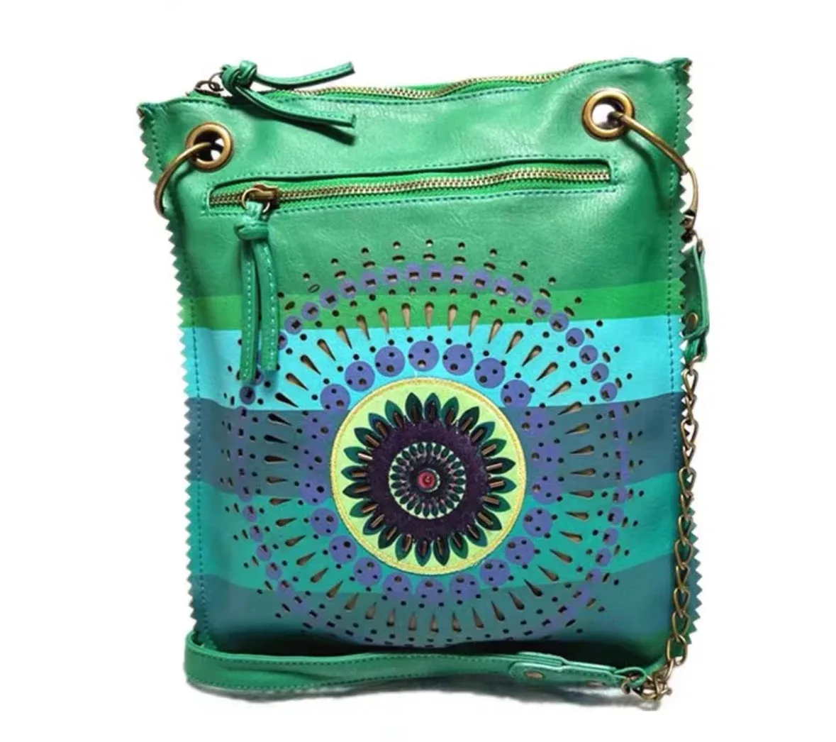 sac à dos brodé original pour femmes, commerce extérieur espagnol, sac à bandoulière simple, style de styliste, 2025