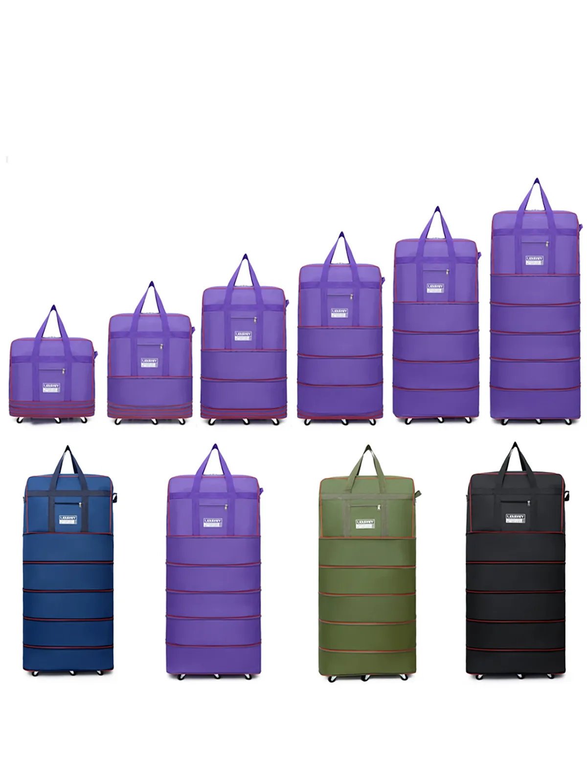 sac de sport et de voyage de grande capacité pour hommes, sac de voyage pliable pour famille, sac de sport pliable pour les voyages du week-end, sac prêt pour cadeaux