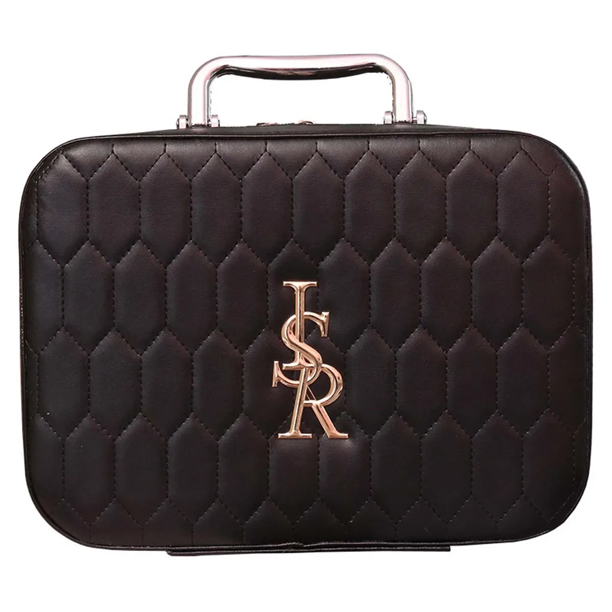 trousse de maquillage femme portable grande capacité nouvelle tendance instagram super populaire produit célébrité internet boîte de rangement valise en pu