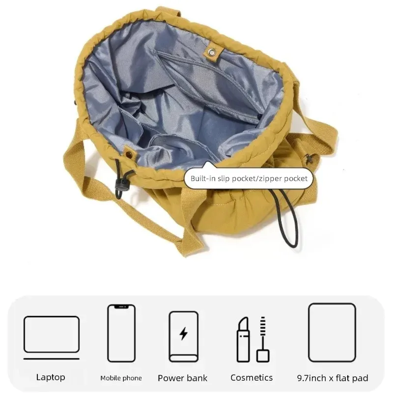 sac à dos pour femmes fouvour, tendance, avec cordon de serrage, simple ou double bandoulière, pour l'école, les étudiants, sacs à dos décontractés 3072-02