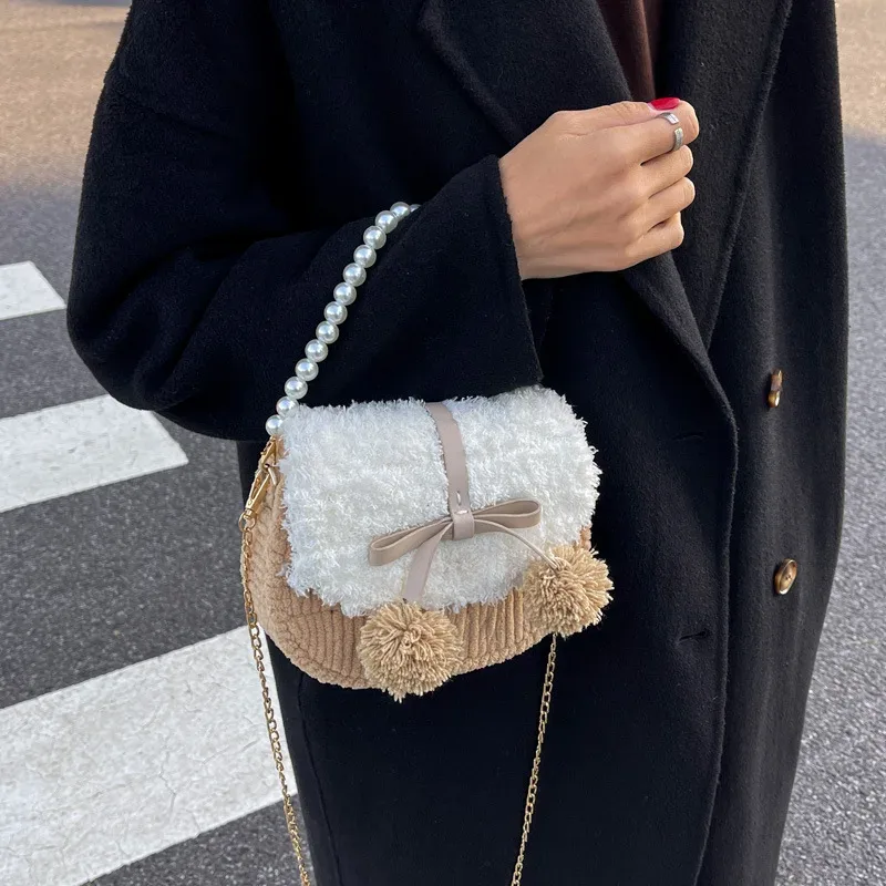 kit de sac à bandoulière en fil de maille, kit de sac cousu à la main, facile à utiliser pour débutant, cadeau artisanal pour petite amie