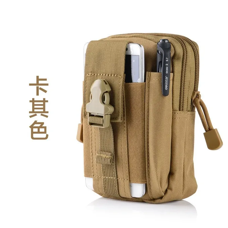 pochette tactique molle pour ceinture, sac de taille militaire, organisateur d'outils edc, étui pour téléphone, support pour hommes, randonnée en plein air, camping, chasse