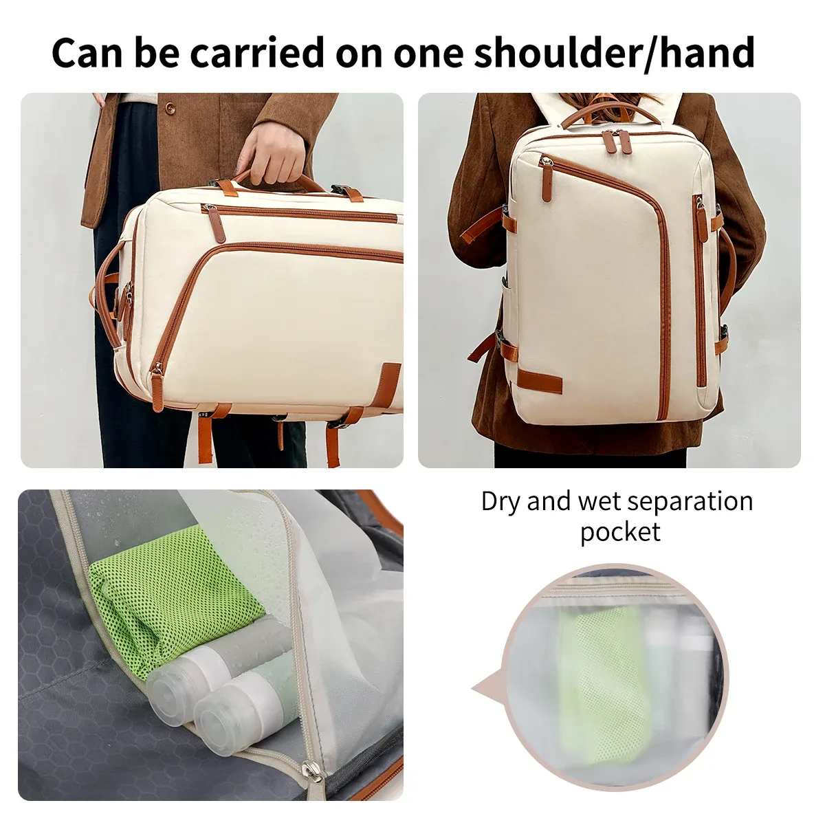 sac à dos unisexe, nouveau sac à dos simple pour ordinateur d'affaires, sac de voyage d'extérieur de grande capacité, sac d'école pour étudiants garçons