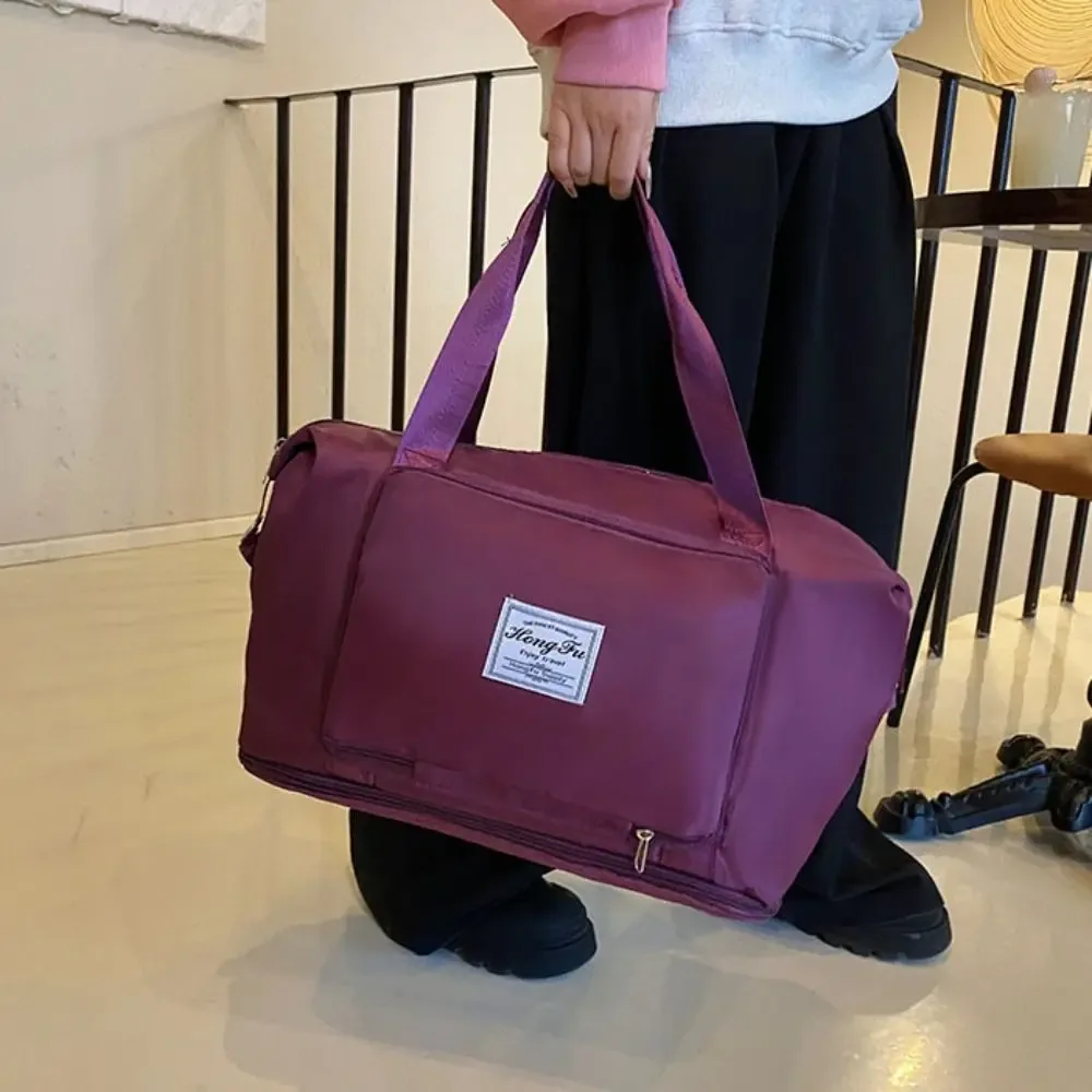 Sac de natation Oxford, sac de voyage pliable et extensible, sac à main de rangement étanche avec séparation humide/sec, sac fourre-tout de voyage professionnel