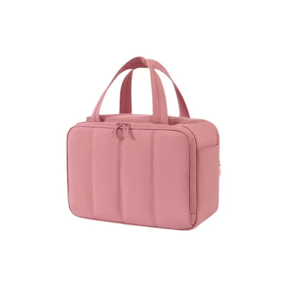 trousse de toilette de voyage grande capacité, séparation sec-humide, étanche, pochette cosmétique portable, séparateurs réglables, multi-compartiments