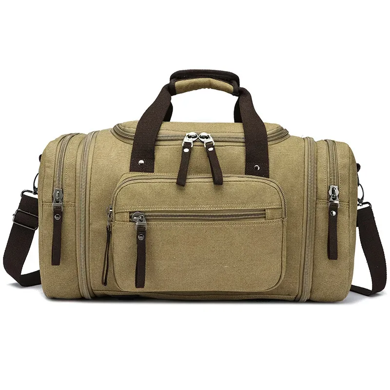 sac à bagages transfrontalier de grande capacité de style coréen, sac de voyage décontracté à la mode, sac de voyage à bandoulière d'extérieur tendance