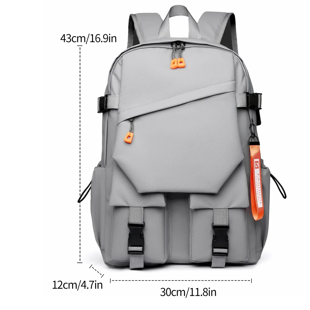 un tissu hydrofuge élégant, simple et de haute qualité de 15,6 pouces avec le même sac à bandoulière pour hommes et femmes.