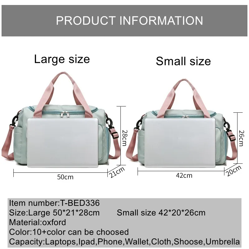 sacs de voyage pour femmes sacs à main sacs à bandoulière de sport oxford fitness camping trekking sacs randonnée sac à bandoulière extérieur étanche