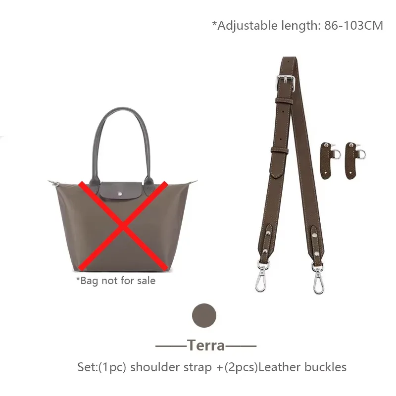 sangle de sac à bandoulière pour sac à bandoulière en cuir longchamp m, ceinture durable à porter en travers du corps, sans perçage, accessoires de remplacement