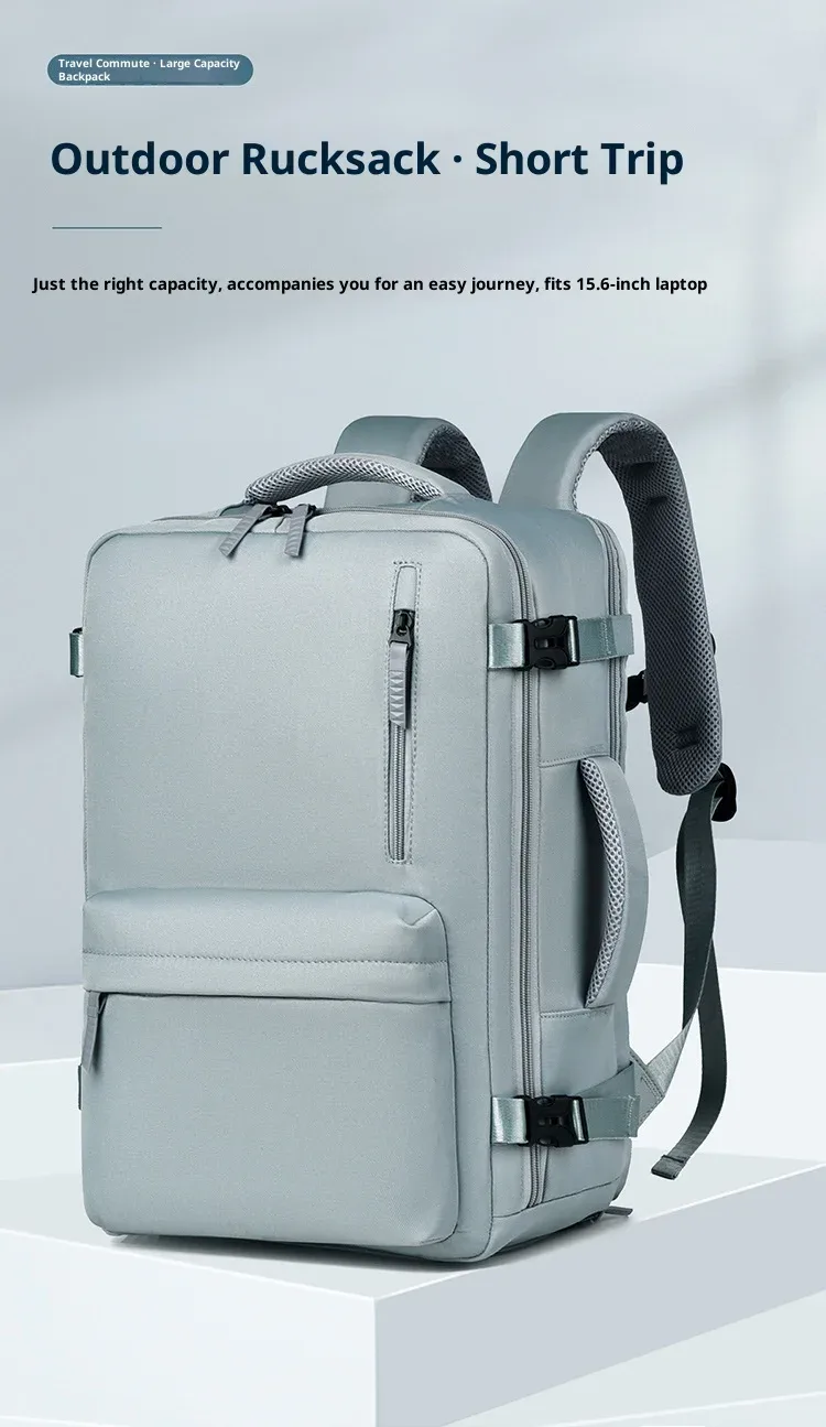 sac à dos de voyage pour ordinateur portable pour hommes et femmes, sac à dos de transport extensible approuvé par avion, sac à dos léger et étanche de 15,6 pouces