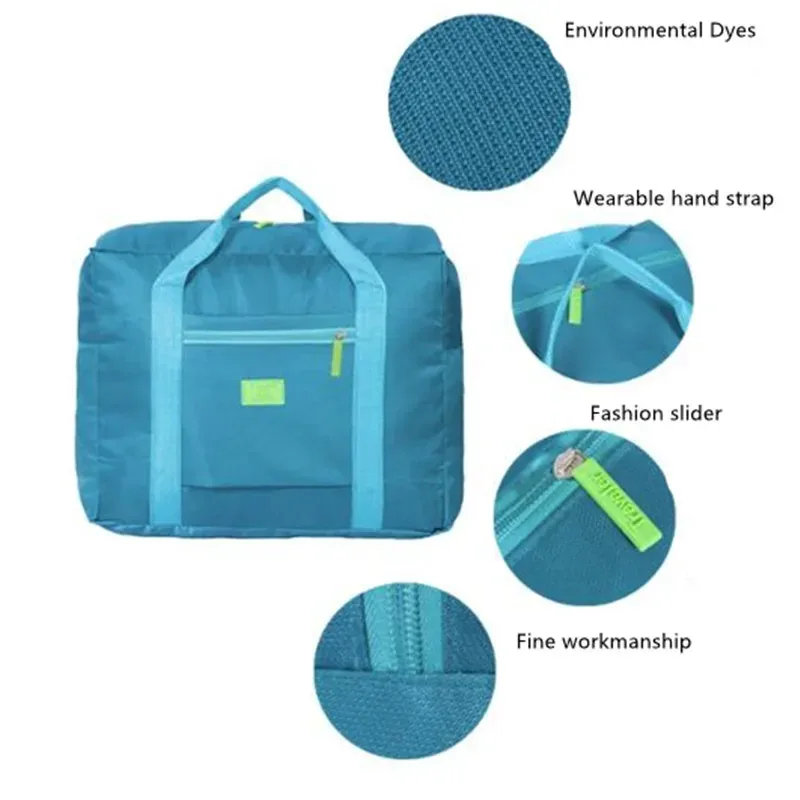 sac polochon de voyage pliable, sac de voyage léger pour femmes et hommes, fourre-tout, sac à bagages, sacs de nuit pour week-end