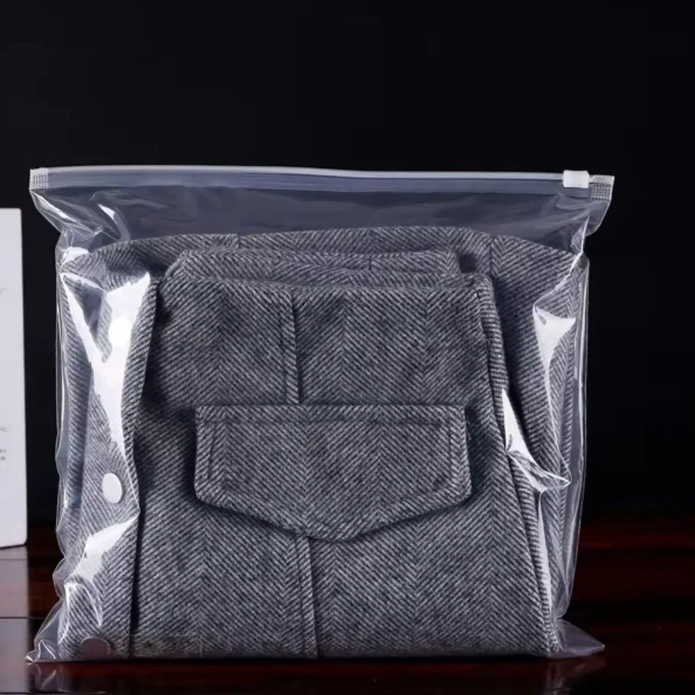sacs ziplock en plastique transparents et réutilisables, 50 pièces/ensemble, sacs d'emballage multi-usages, sacs à fermeture éclair, emballage professionnel