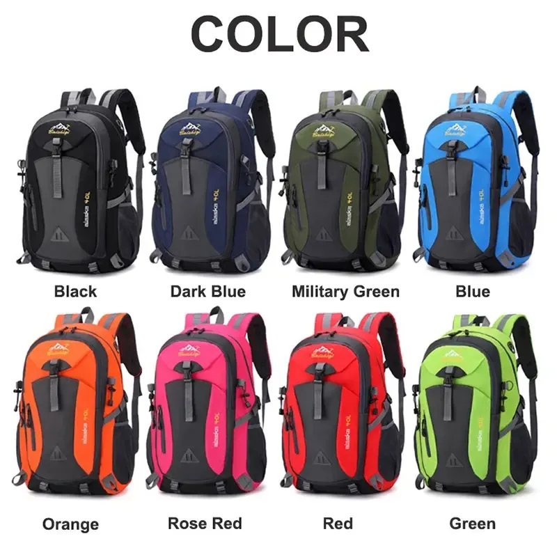 nouveau sac à dos de voyage pour hommes et femmes, sac à dos de randonnée en plein air, sacs à dos de camping, grande capacité, sacs pour ordinateur portable, sac de montagne léger