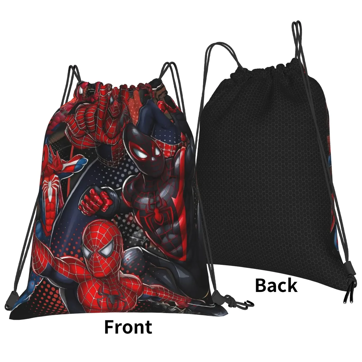 Sac à cordon S-Spiders Heroes, sacs à dos de grande capacité, sacs de sport de football, sacs à cordon pour femmes