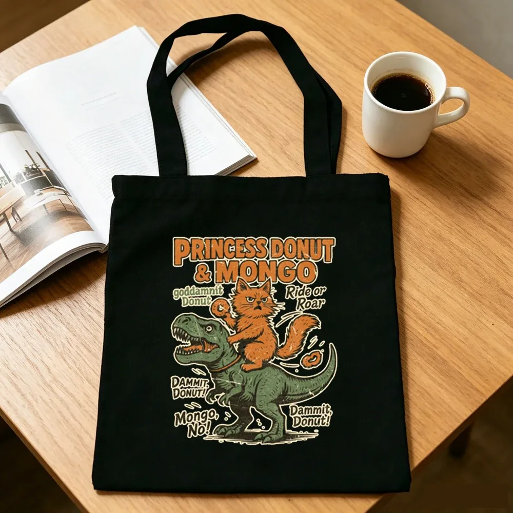 sac cabas réutilisable en toile dungeon crawler carl, style y2k, sac à bandoulière femme