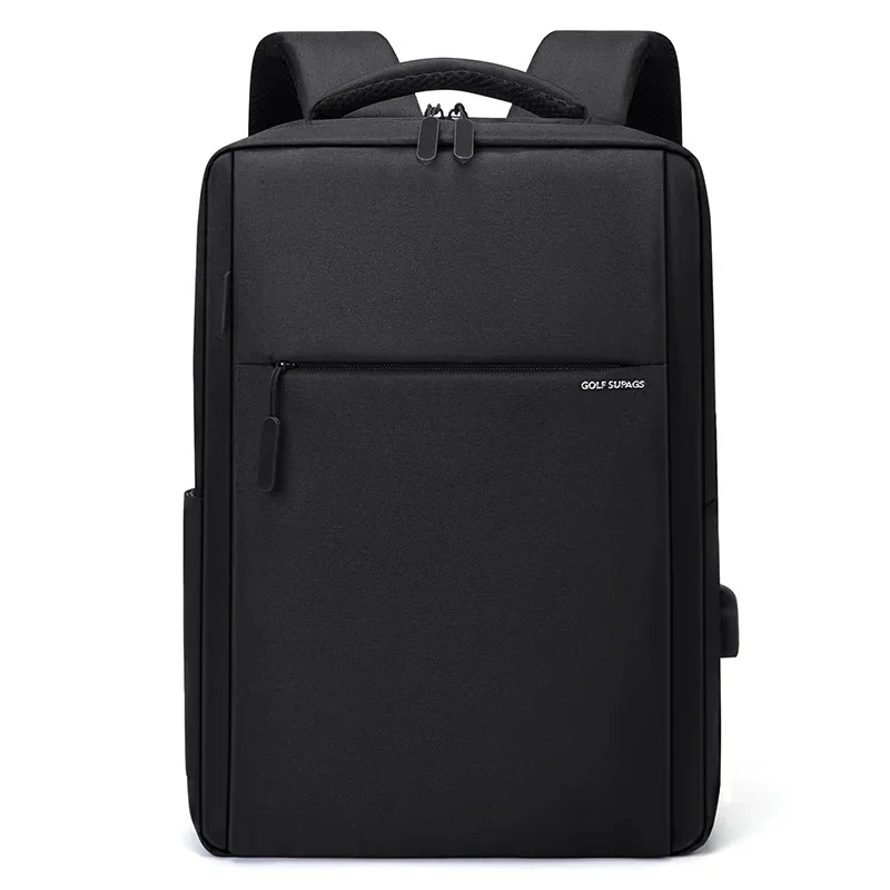 golf-sac à dos pour ordinateur portable de grande capacité pour hommes, sacs de voyage étanches noirs avec chargeur de procureur, école de procureur, affaires, 15.6 pouces, nouveau