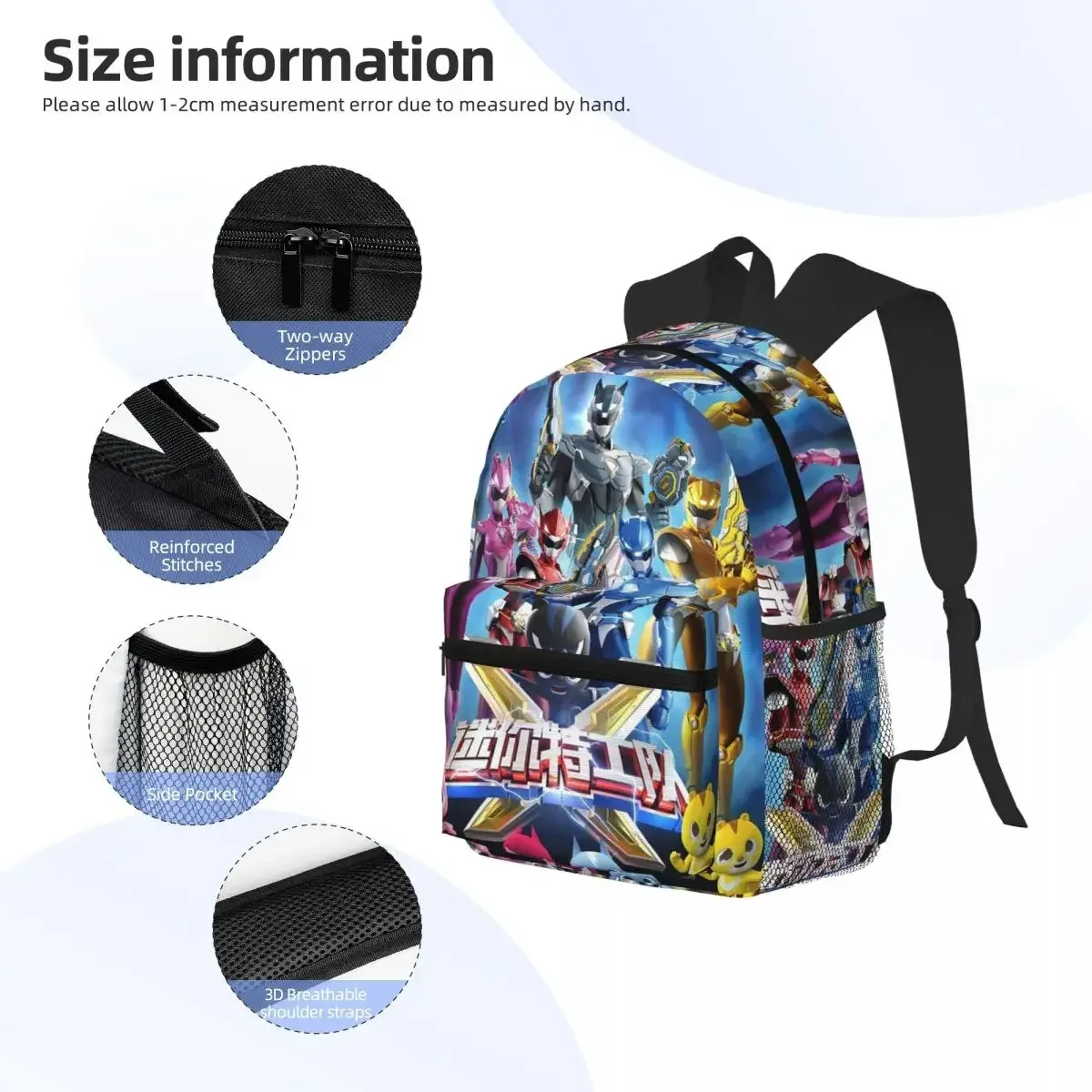 mini sac à dos scolaire force pour étudiants, sac de randonnée, sac de voyage, sac à dos de mode pour garçons et filles, sacs à bandoulière