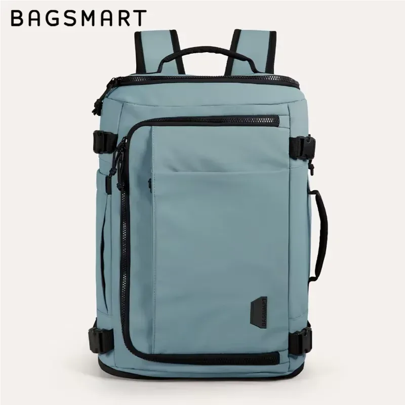 bagsmart – sac à dos pour hommes, pour cabine, valise de grande capacité, sacs à dos de voyage, sac à dos étanche pour ordinateur portable