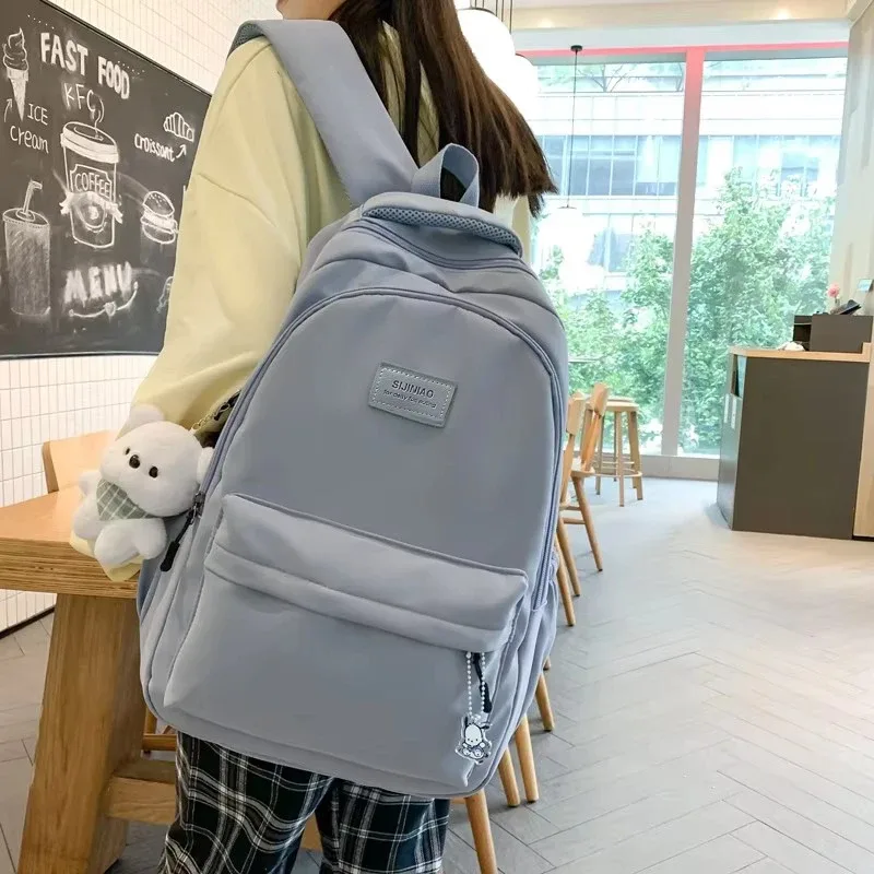 nouveau sac à dos tendance pour femme et homme, grande capacité, imperméable, pour collège, ordinateur portable, école, voyage, fille mignonne, livres, cool