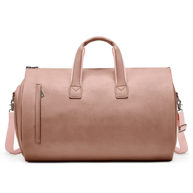 sac de rangement personnalisé en cuir pu pliable, grande capacité, pour voyage d'affaires