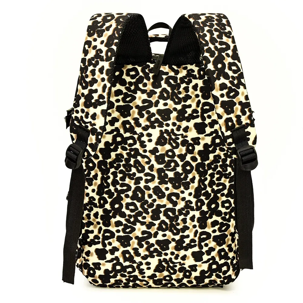 nouveau sac à dos imprimé léopard de grande capacité, sac à dos de voyage léger, valeur esthétique élevée, sac d'ordinateur de déplacement