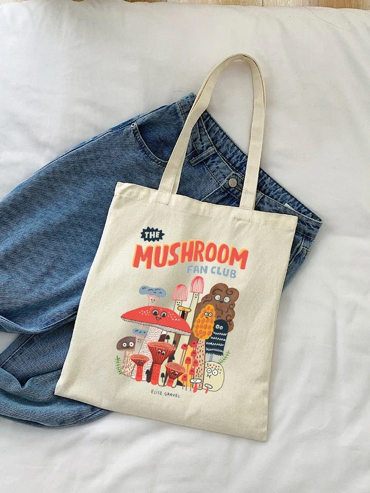 sac fourre-tout à motif vintage, 1 pièce, sac de shopping mignon, sac de transport, sac à bandoulière en toile décontracté, sac à main et sac cadeau de shopping