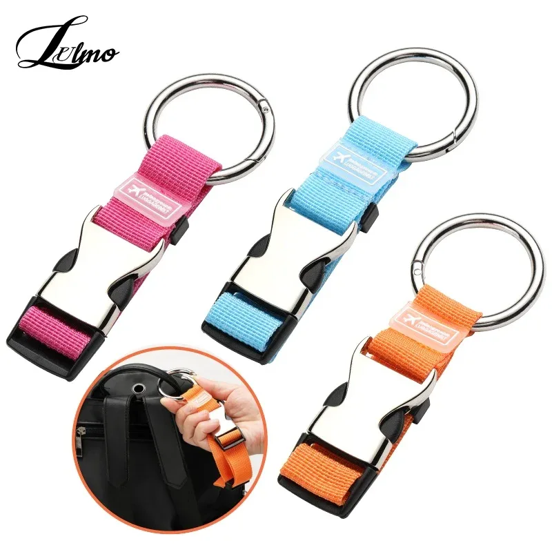sangles de bagages réglables en nylon pour valises, clip à ressort en métal, ceinture de bagage environnementa