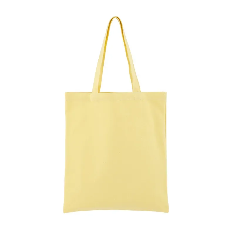 sac fourre-tout en toile vierge personnalisable avec logo, vente en gros, sac de shopping écologique coloré et tendance