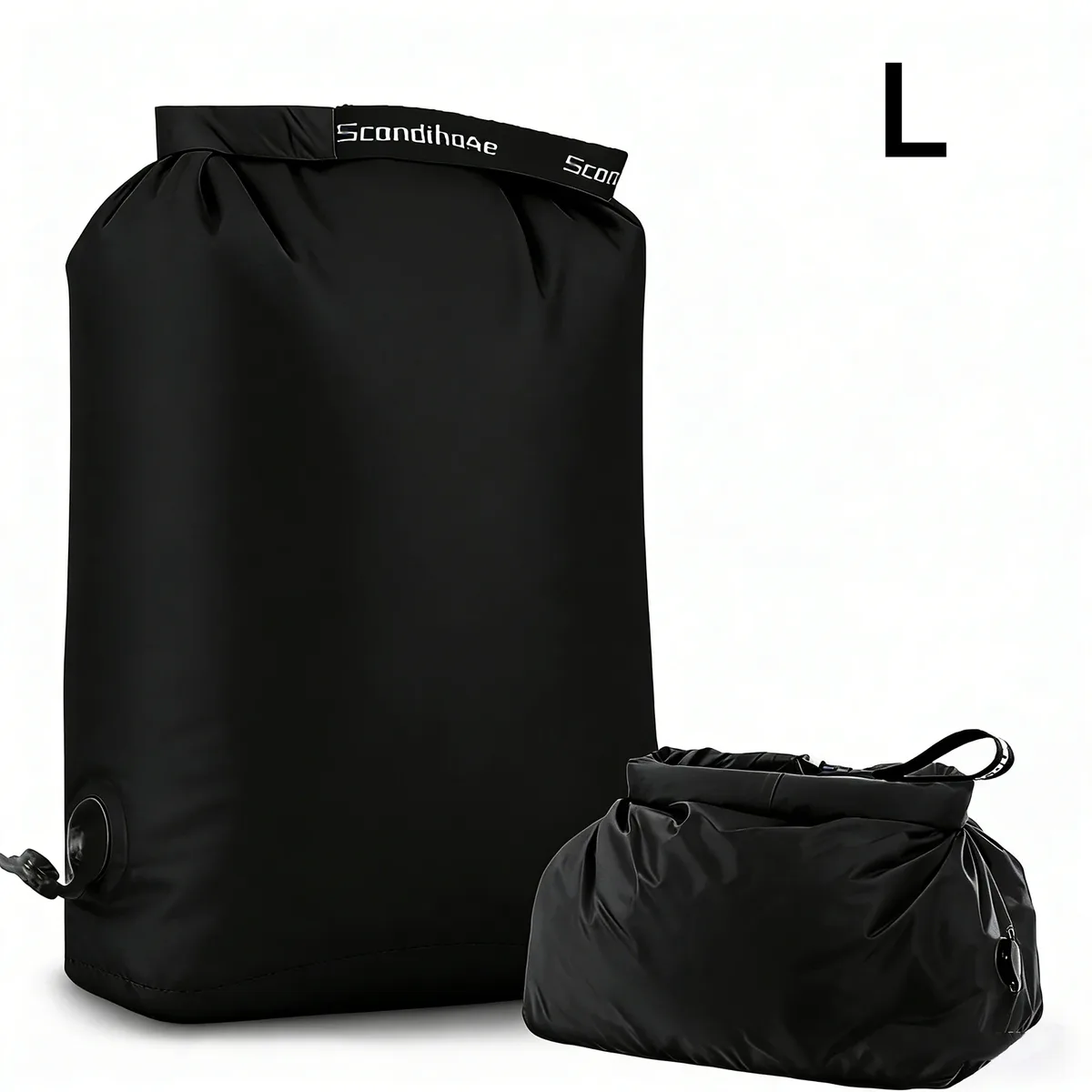 sac de rangement de voyage, sac de compression étanche sans pompe, sac sous vide, organisateur de vêtements, pochette gain de place pour le backpacking et la salle de sport
