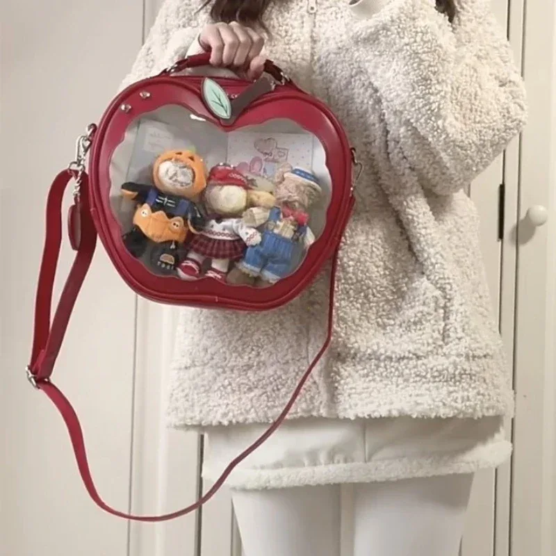nouvelle fille harajuku niche design pomme sac à bandoulière sac à main style doux mignon ulzzang ita sac y2k sac à dos style preppy itabag