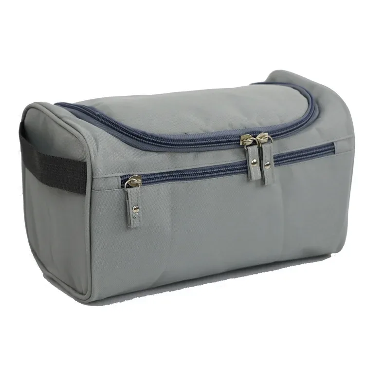 sac de maquillage esthétique en tissu oxford imperméable avec crochet de suspension portable pour femmes, sac de voyage de grande capacité pour organiser les cosmétiques