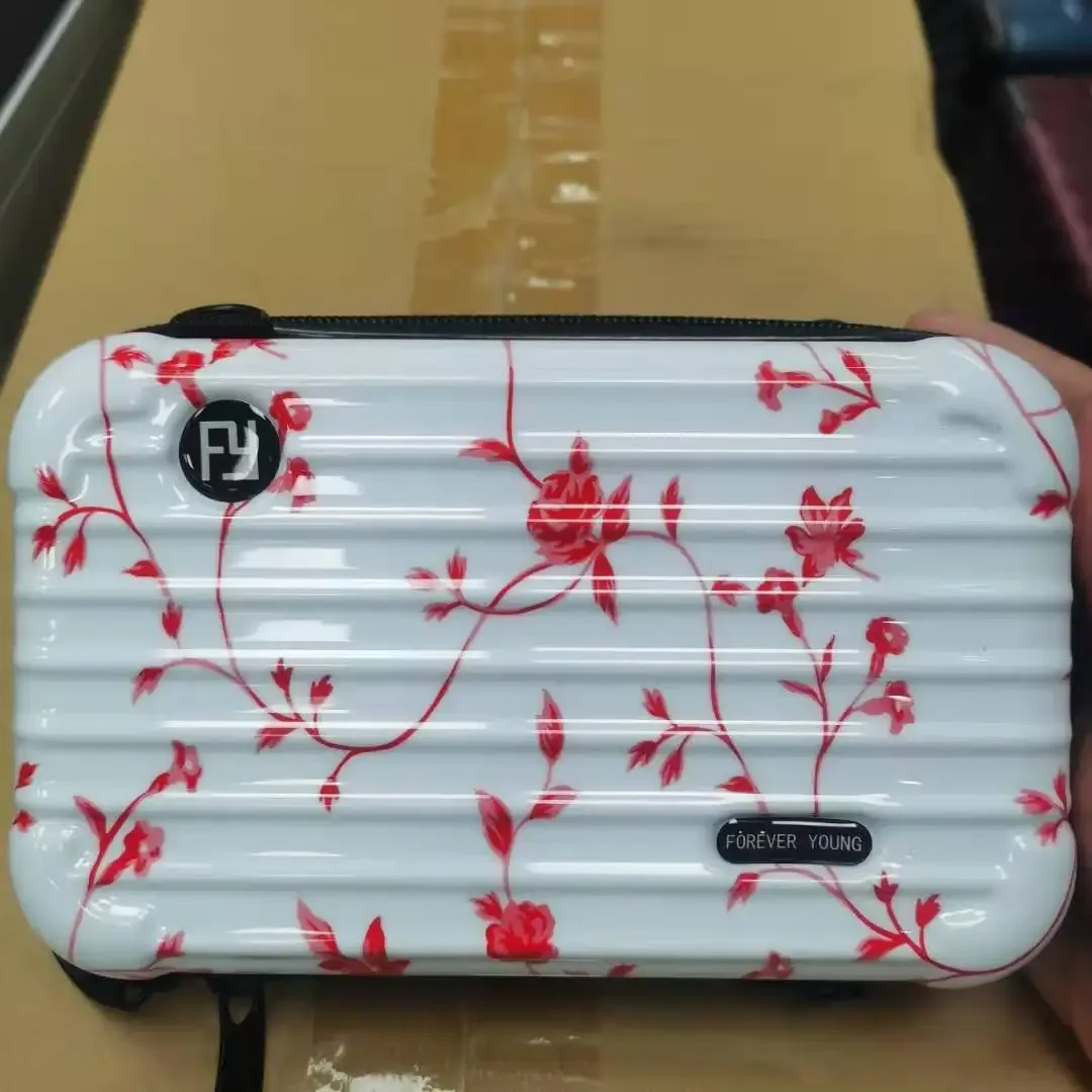 nouvelle mini valise, trousse de maquillage portable pour femme, trousse de maquillage grande capacité, trousse de maquillage imperméable à bandoulière pour extérieur