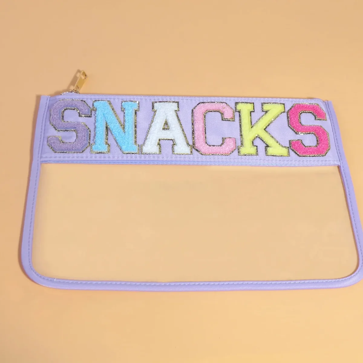 pvc lettre motif graphique voyage aéroport grande capacité portable sac de rangement de maquillage de poche